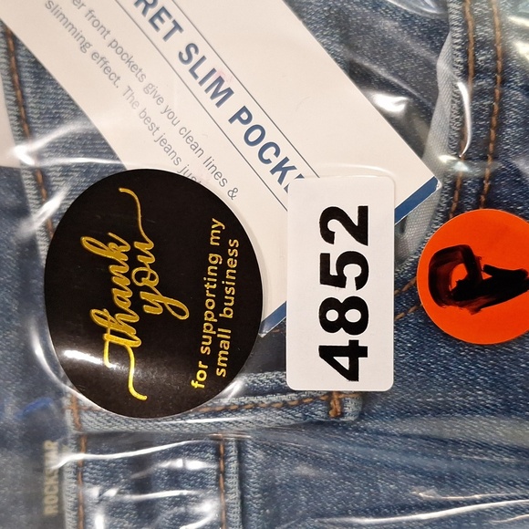 Old Navy "NEW" Medium Wash Rockstar Streetwear Casual Skinny Denim Jeans Size 10 - Picture 12 of 12